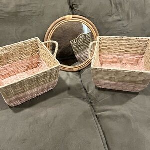 2 pillowfort baskets